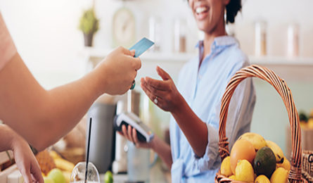 Buying groceries